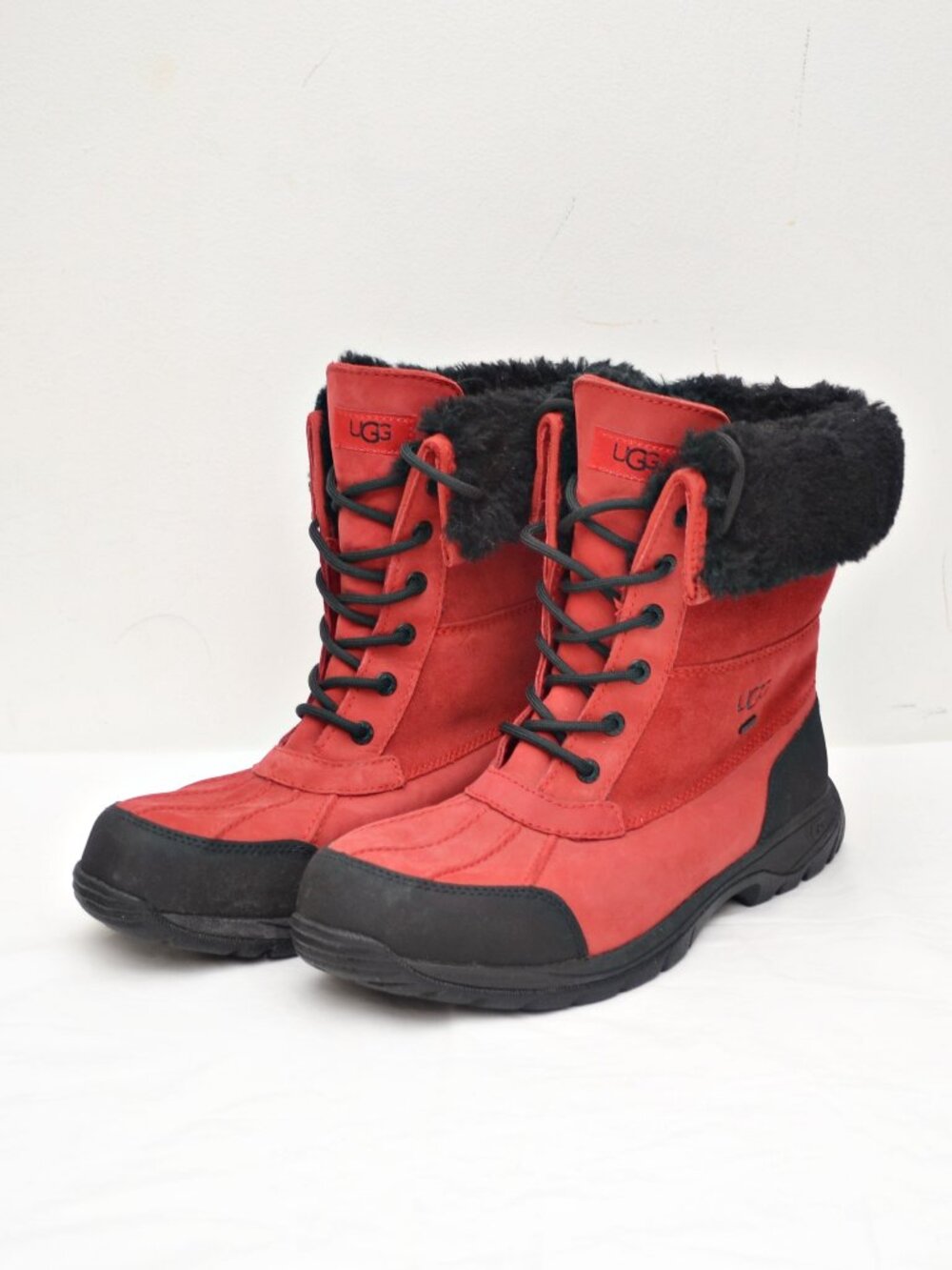 UGG Butte Men's Winter Boots Samba Red Size 11 *Tried On/Used Once*